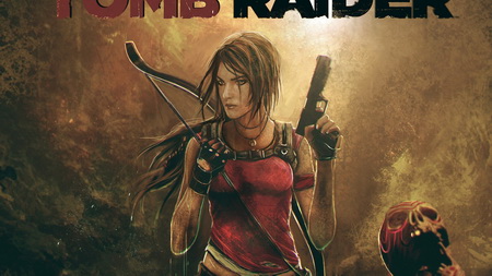 Постер (плакат) tomb raider, lara croft, weapons
