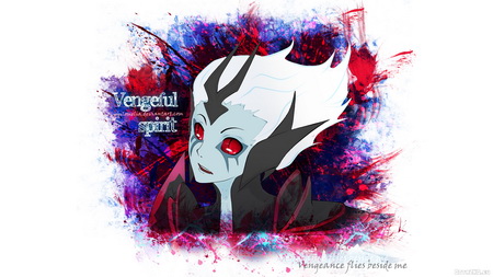 Постер (плакат) vengeful spirit, dota 2, art
