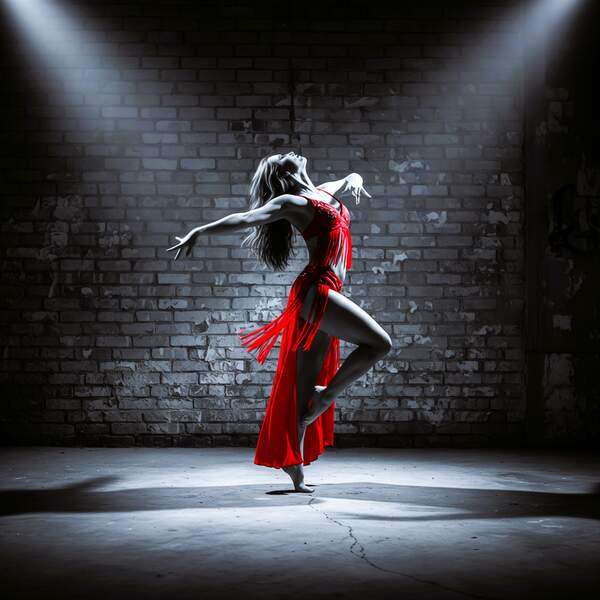 Постер Танец, чб постер