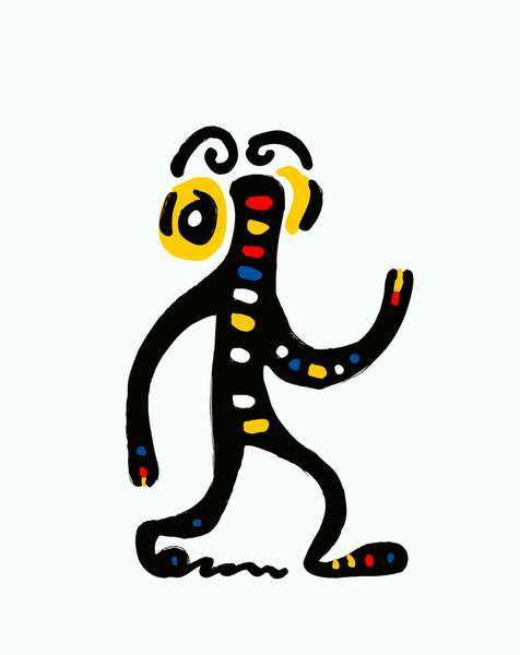 Постер Танцую, весёлая графика