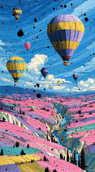 Постер Воздушные шары 3