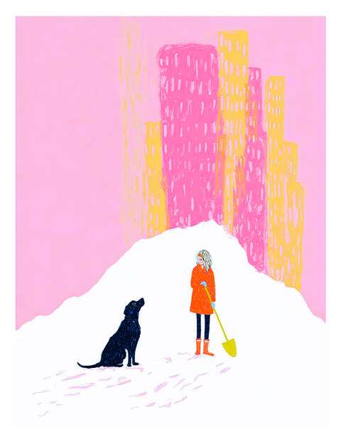 Постер Зима в городе