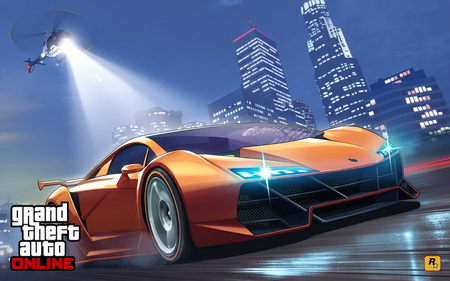 Постер (плакат) Grand Theft Auto Online
