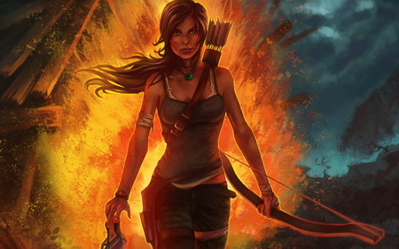 Постер (плакат) Tomb Raider

