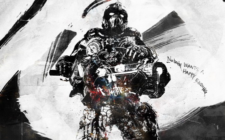 Постер (плакат) Gears Of War
