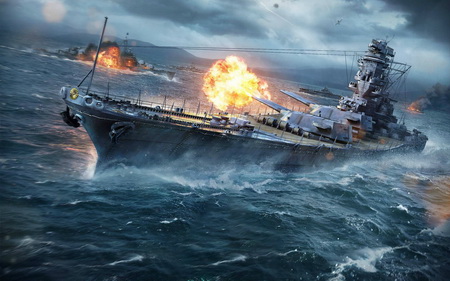Постер (плакат) World Of Warships
