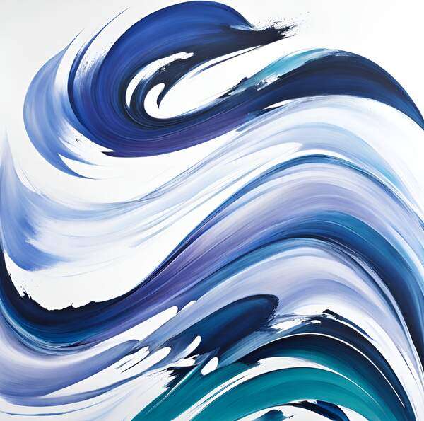 Постер Фиолетовая волна