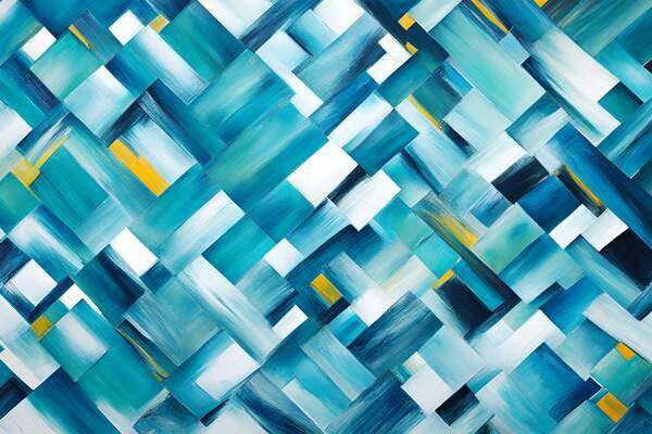 Постер Стеклянная мозайка