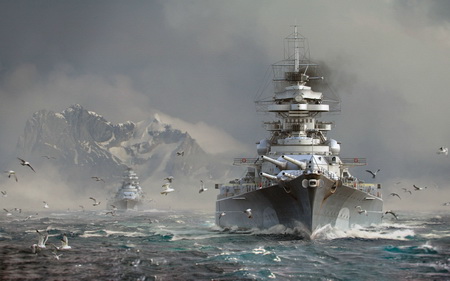 Постер (плакат) World Of Warships
