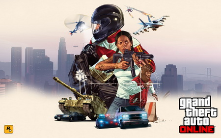 Постер (плакат) Grand Theft Auto V
