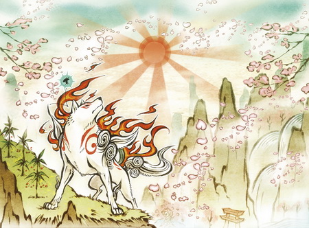 Постер (плакат) Ōkami
