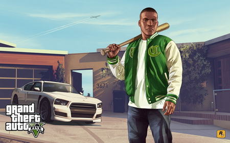 Постер (плакат) Grand Theft Auto V
