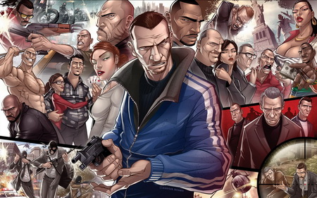 Постер (плакат) Grand Theft Auto
