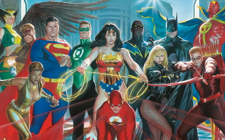 Постер (плакат) Justice League Heroes