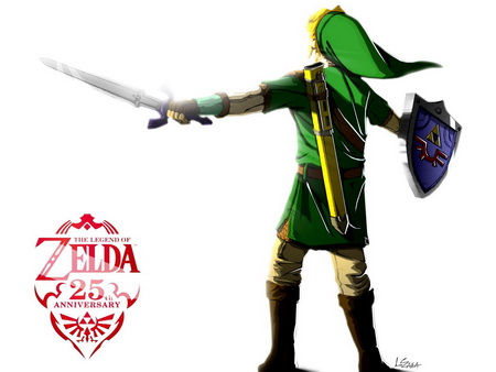 Постер (плакат) The Legend Of Zelda 25th Anniversary
