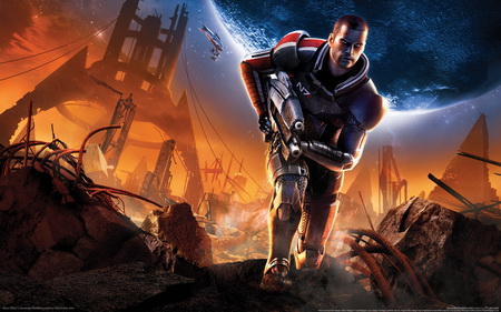 Постер (плакат) Mass Effect 2
