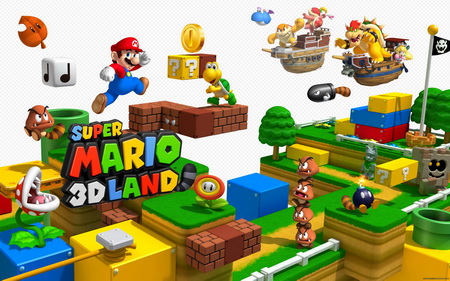 Постер (плакат) Super Mario 3D Land
