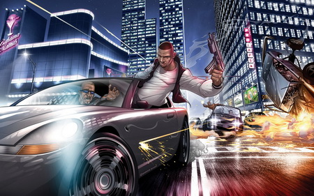 Постер (плакат) Grand Theft Auto: Ballad Of Gay Tony
