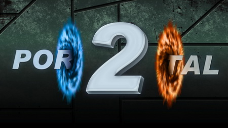 Постер (плакат) Portal 2
