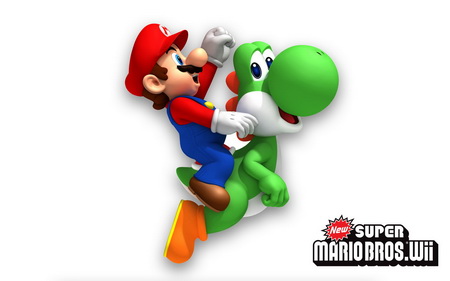 Постер (плакат) New Super Mario Bros. Wii
