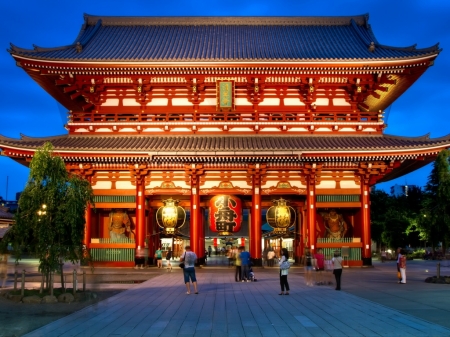 Постер (плакат) Храм Мэйдзи. Япония.