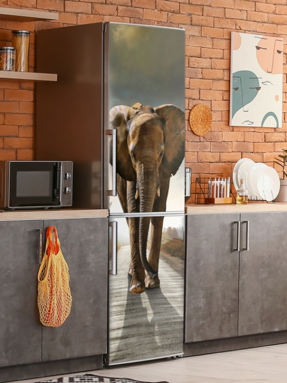Магнитная панель на холодильник - Слон