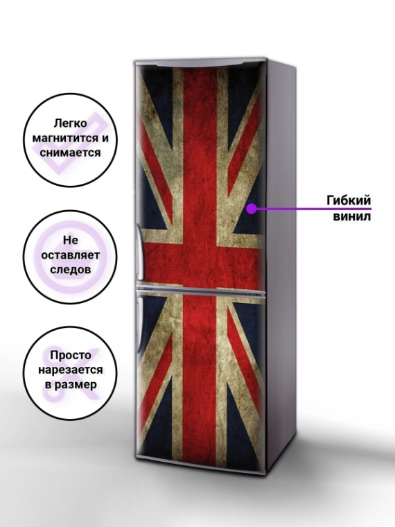 Магнитная панель на холодильник - Флаг Британии