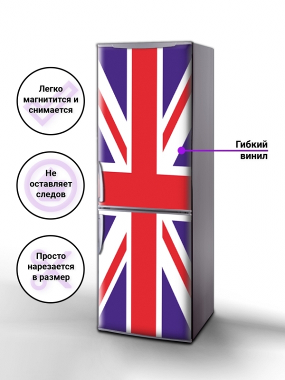 Магнитная панель на холодильник - Флаг Британии