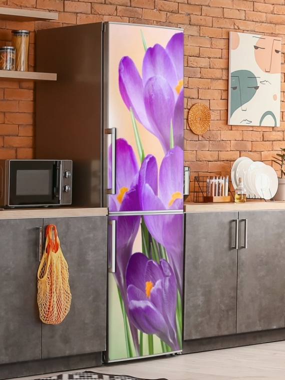 Магнитная панель на холодильник - Цветы