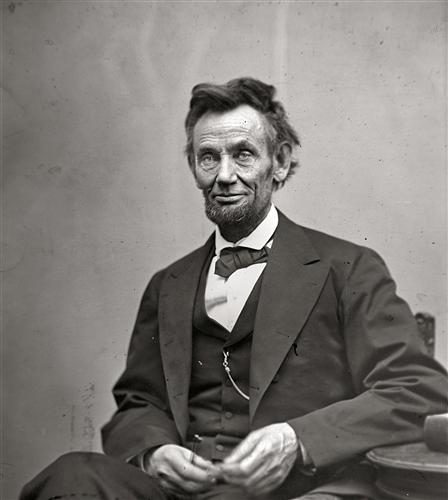 Постер (плакат) February 5, 1865. Abraham Lincoln. - 05 Февраля 1865г. Авраам Линкольн
