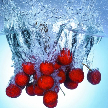 Постер (плакат) Вода и ягоды