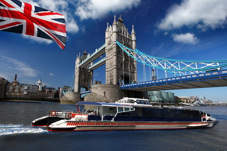 Постер (плакат) Лондон флаг Британии
