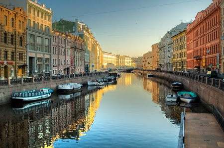 Постер (плакат) Канал в Санкт-Петербурге
