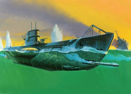 Постер (плакат) Подводная лодка