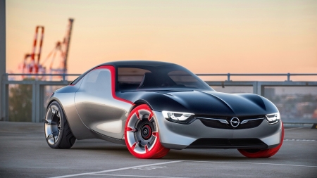 Постер (плакат) Opel GT Concept (Опель)