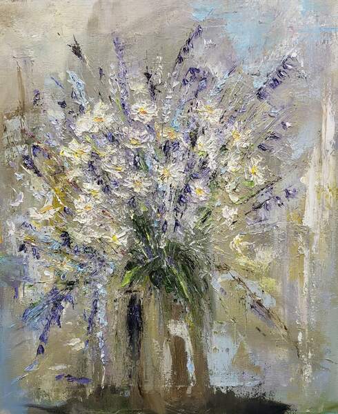 Постер Букет ромашек