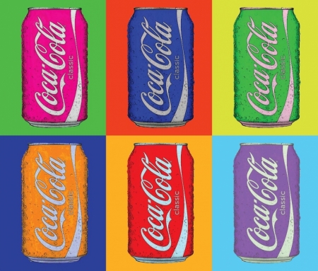 Постер (плакат) Coca-Cola. Поп-арт