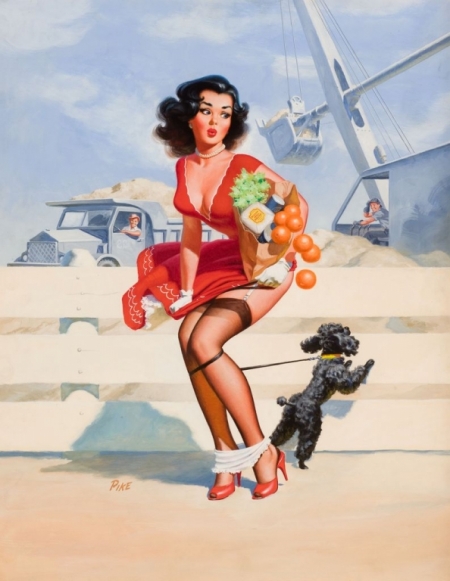 Постер (плакат) Дама с собачкой