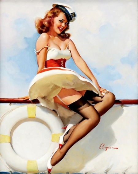 Постер (плакат) На корабле