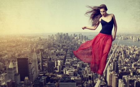 Постер (плакат) Балерина на высоте