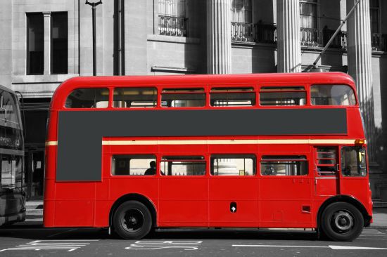 Постер (плакат) Лондонский автобус