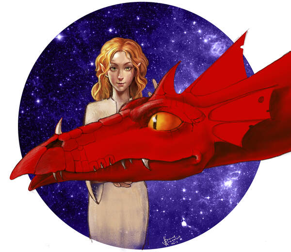 Постер Девочка и Дракон