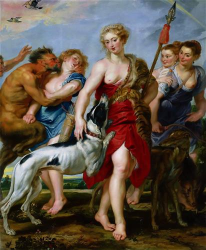 Постер (плакат) Diana and Nymphs Departing for the Hunt	
