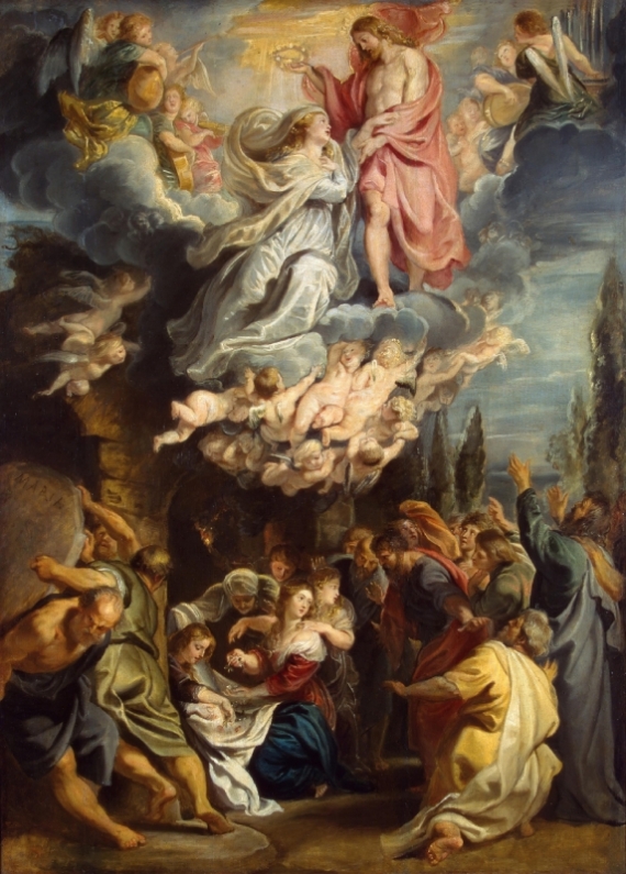 Постер (плакат) Coronation of the Virgin