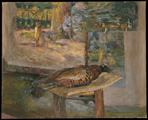 Постер (плакат) Interior with Paintings and a Pheasant
