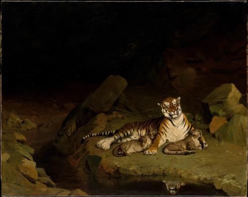 Постер (плакат) Tiger and Cubs
