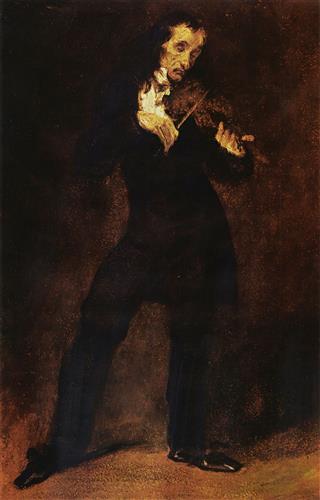 Постер (плакат) Portrait Of Paganini
