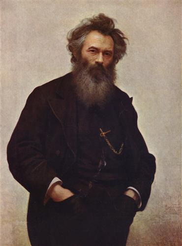 Постер (плакат) Портрет художника Ивана Шишкина