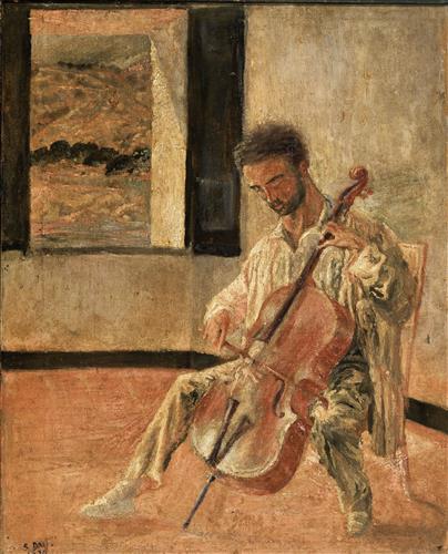 Постер (плакат) Портрет виолончелиста Пишо Рекара	

