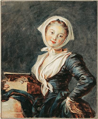 Постер (плакат) Девушка с сурком
